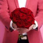 bouquet de fleurs roses