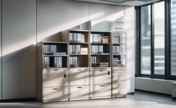 Meuble rangement bureau professionnel