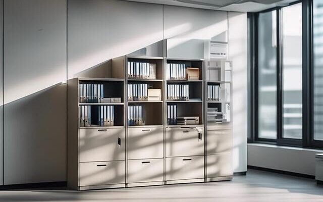 Meuble rangement bureau professionnel