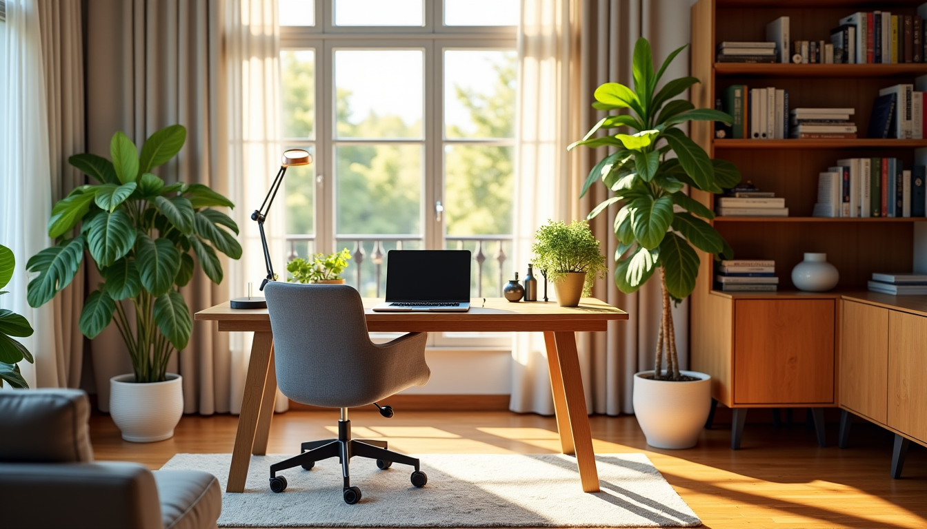 Comment aménager un coin bureau stylé dans son salon ?