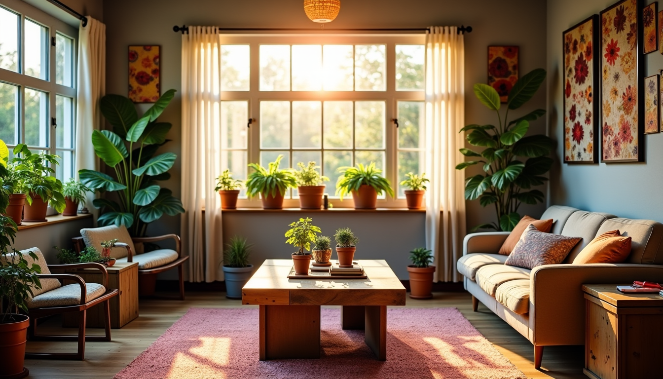 Créer un espace harmonieux avec des objets recyclés