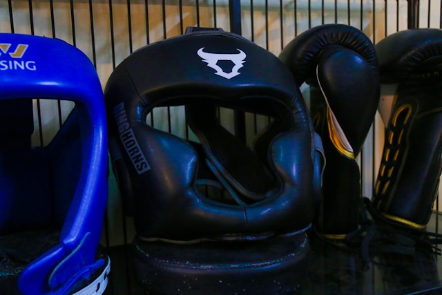 Casque de boxe