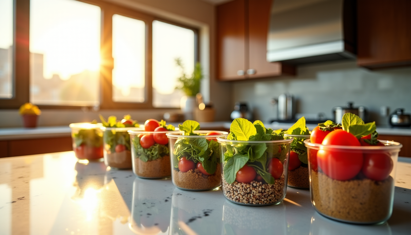 batch cooking, organisation cuisine, planification repas, anti-gaspillage